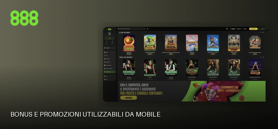 888 Casino promotional banner