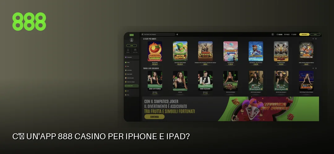 888 Casino promotional banner